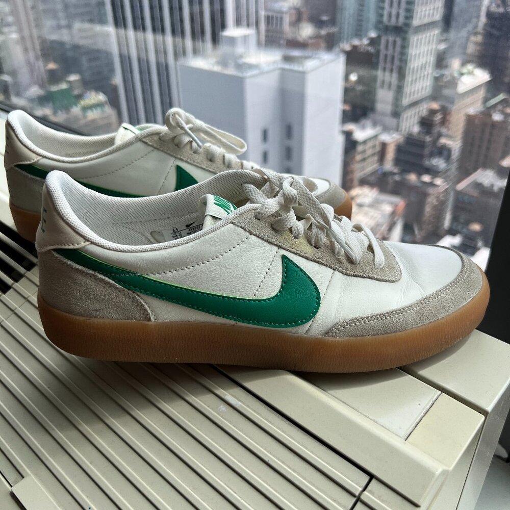 Nike Killshot 2 Leather White Green Gum Sole Sneakers